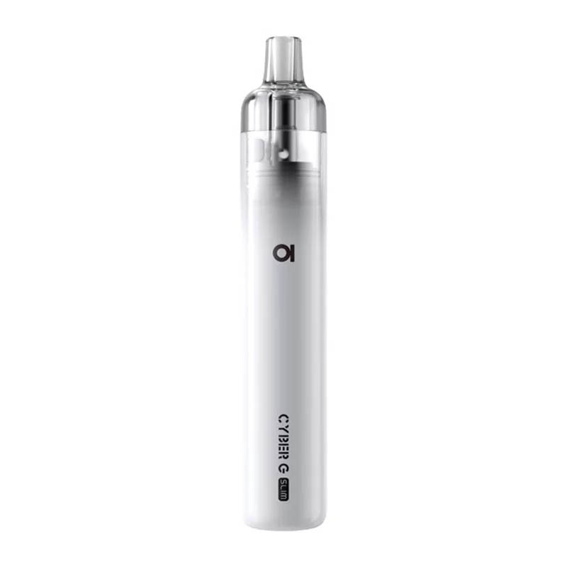 aspire cyber g slim pod kit λευκο