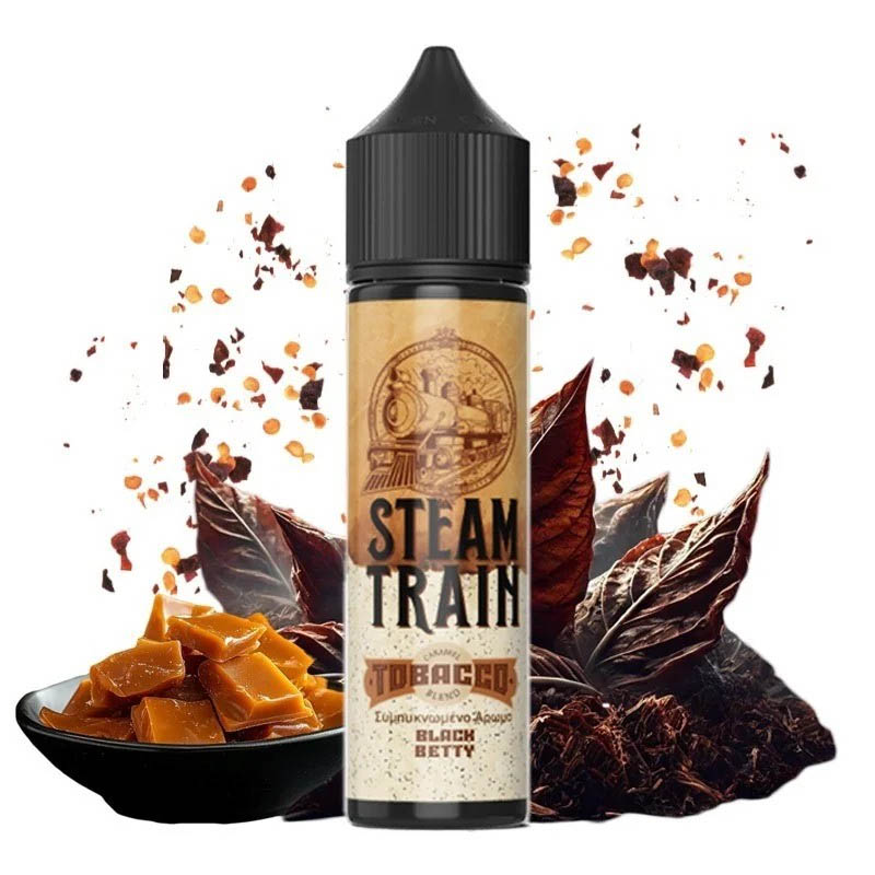 steam train tobacco series black betty 60ml flavorshot