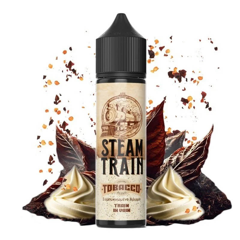 steam train tobacco series train in vain 60ml flavorshot