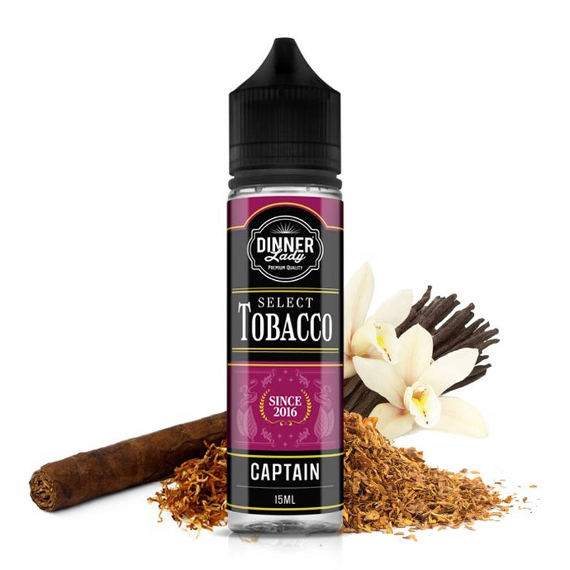 dinner lady select tobacco captain flavorshot 60ml