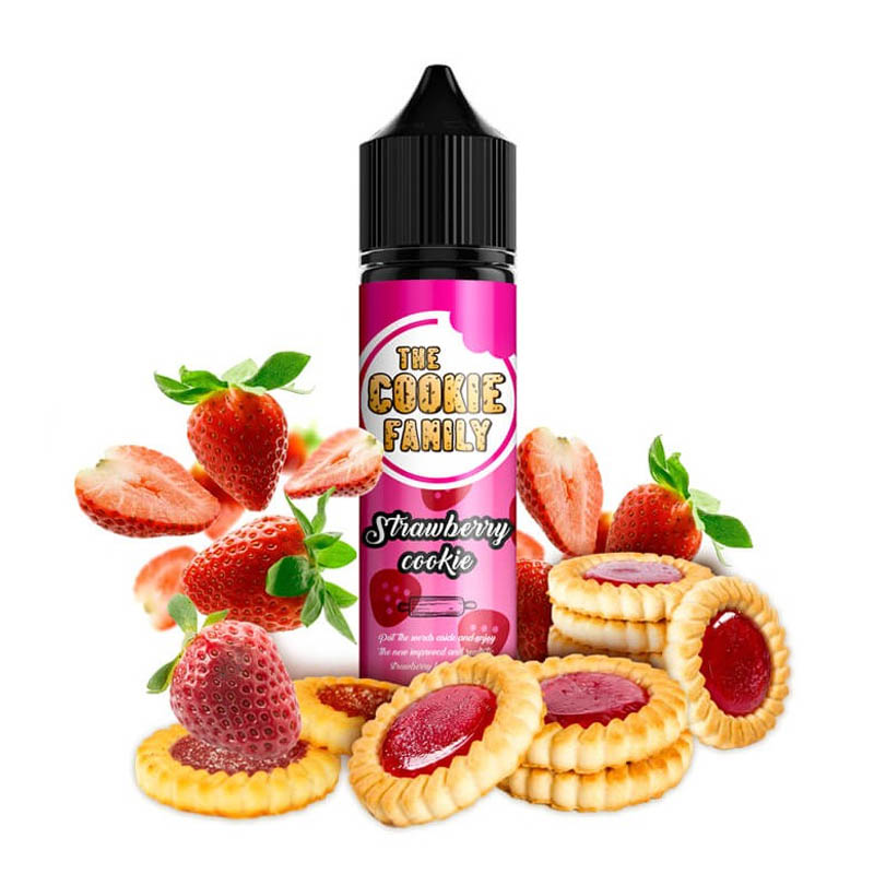 mad juice the cookie family strawberry cookie flavorshot 60ml
