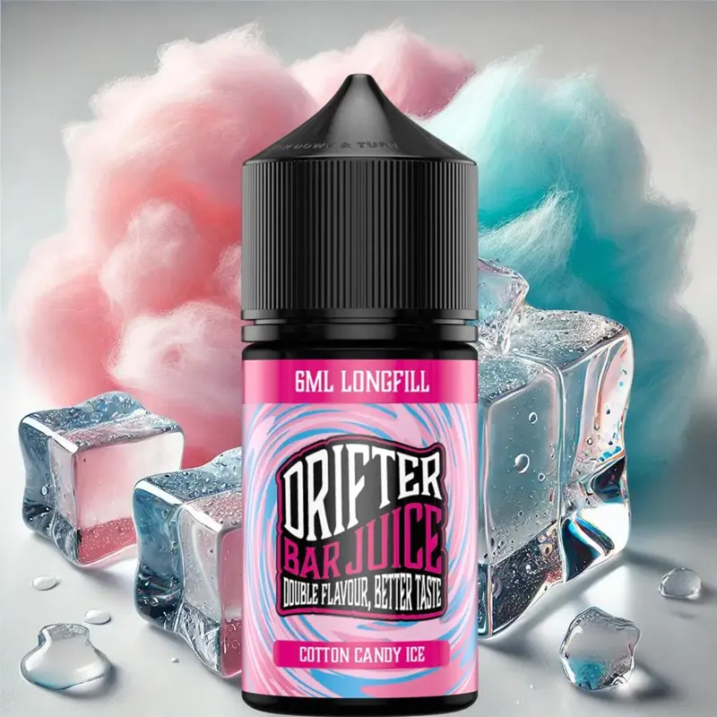 drifter bar juice cotton candy ice flavorshot 30ml