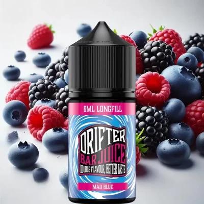drifter bar juice mad blue flavorshot 30ml