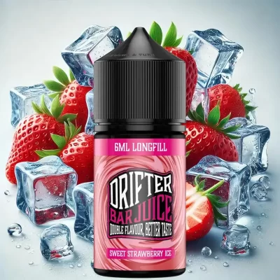 drifter bar juice sweet strawberry ice flavorshot 30ml