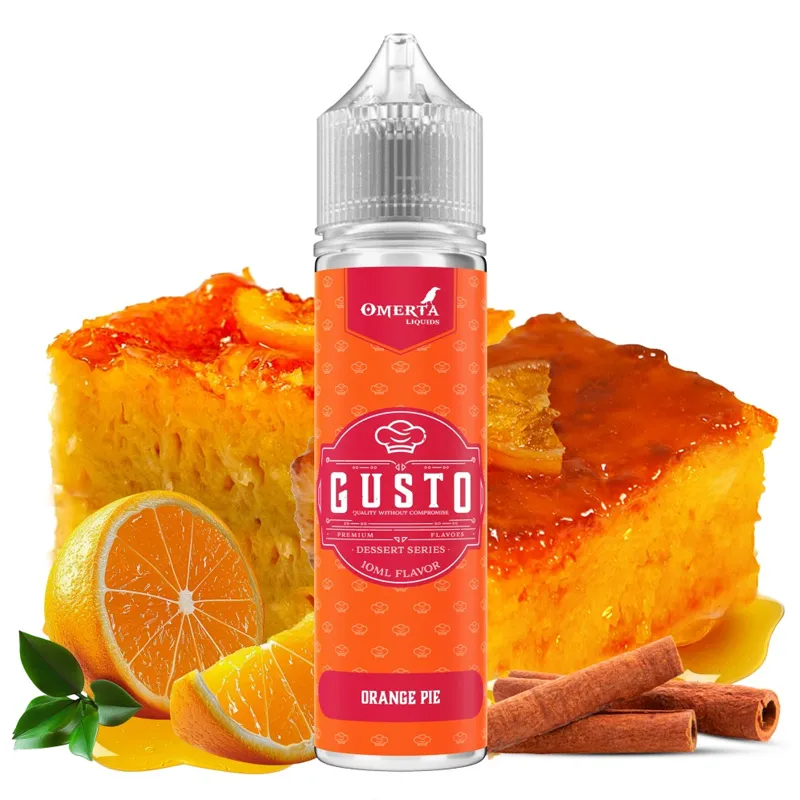 omerta gusto orange pie flavorshot 60ml