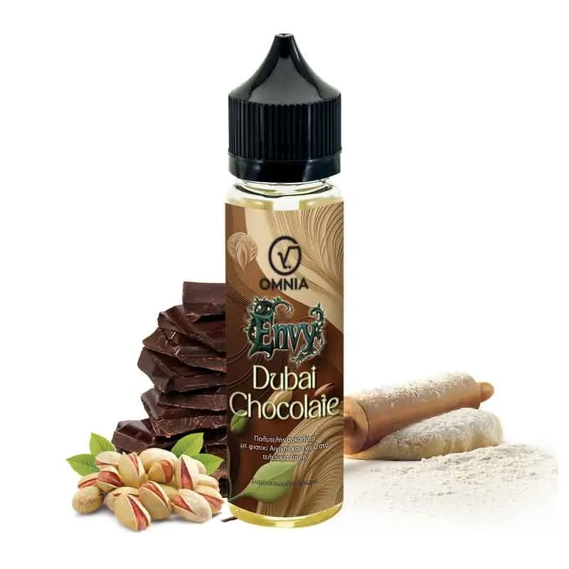 omnia envy dubai chocolate flavorshot 60ml