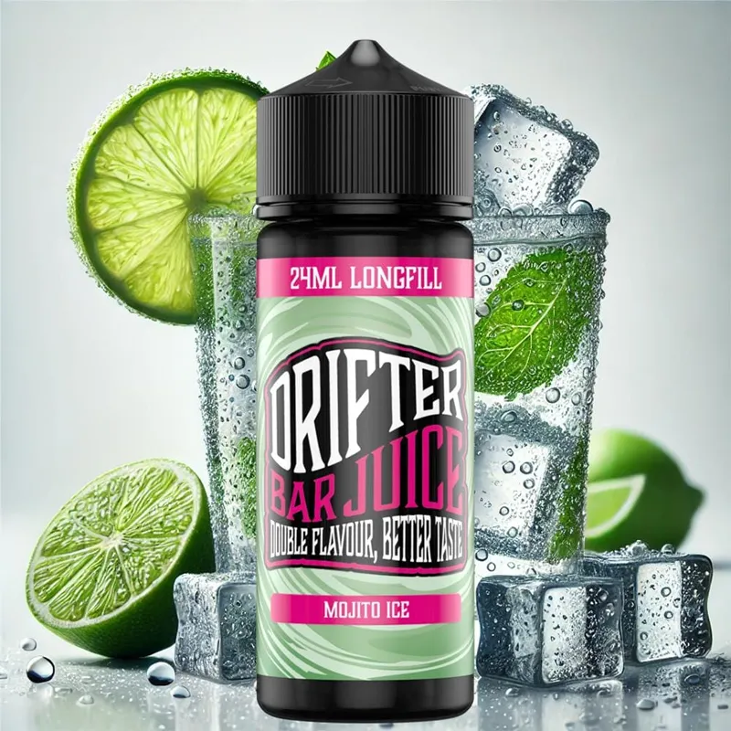 drifter bar juice mojito ice flavorshot 120ml