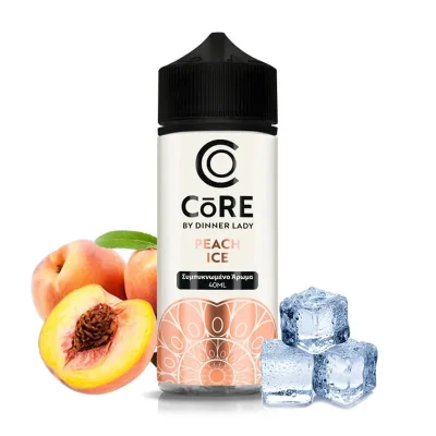 dinner lady core peach ice flavorshot 120ml