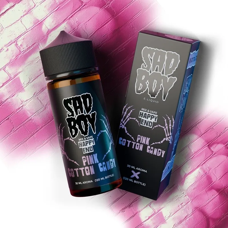 sad boy happy end pink cotton candy flavorshot