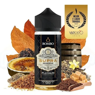 bombo platinum tobaccos supra reserve 120ml