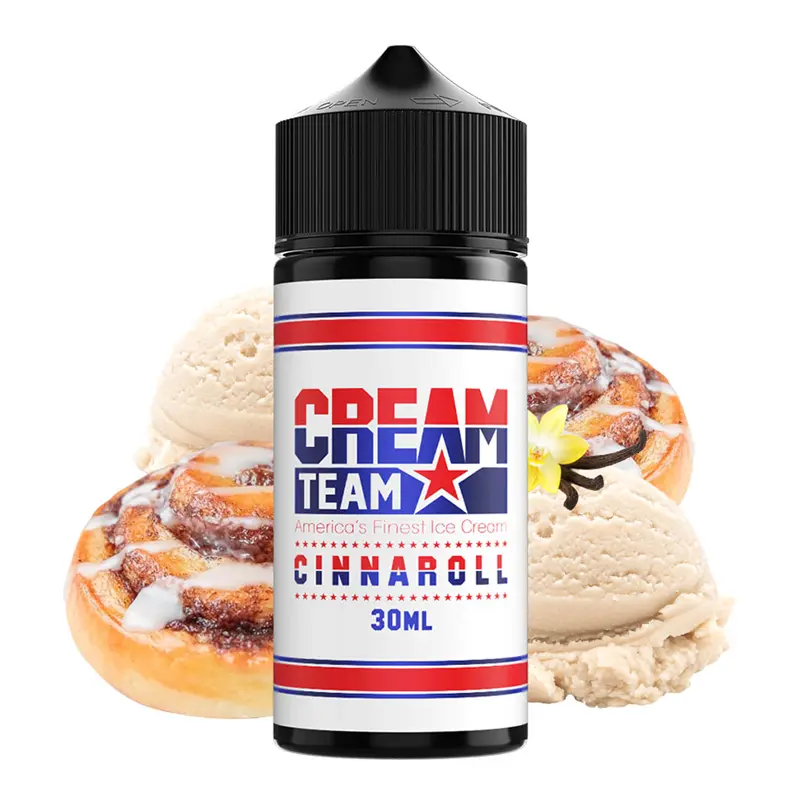 kings crest cream team cinnaroll flavorshot 120ml