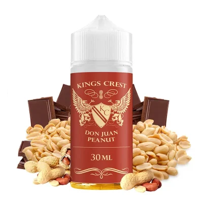 kings crest don juan peanut 120ml flavorshot