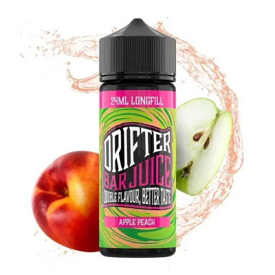 drifter bar juice apple peach flavorshot 120ml vapeshelter
