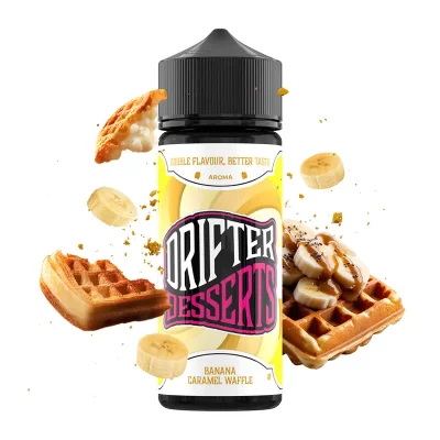 drifter deserts banana caramel waffle 120ml flavorshot